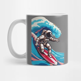 astronaut surfer Mug